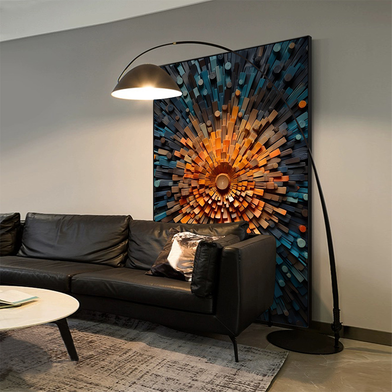 Современная светлая роскошная декоративная роспись высокого класса, крыльцо, коридор, фреска, гостиная, диван, фоновая стена, высококачественная роспись пола