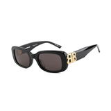 Именитые солнцезащитные очки с женской пластиной в узкой оправе Liu Shishi same sunglasses BB0310SK
