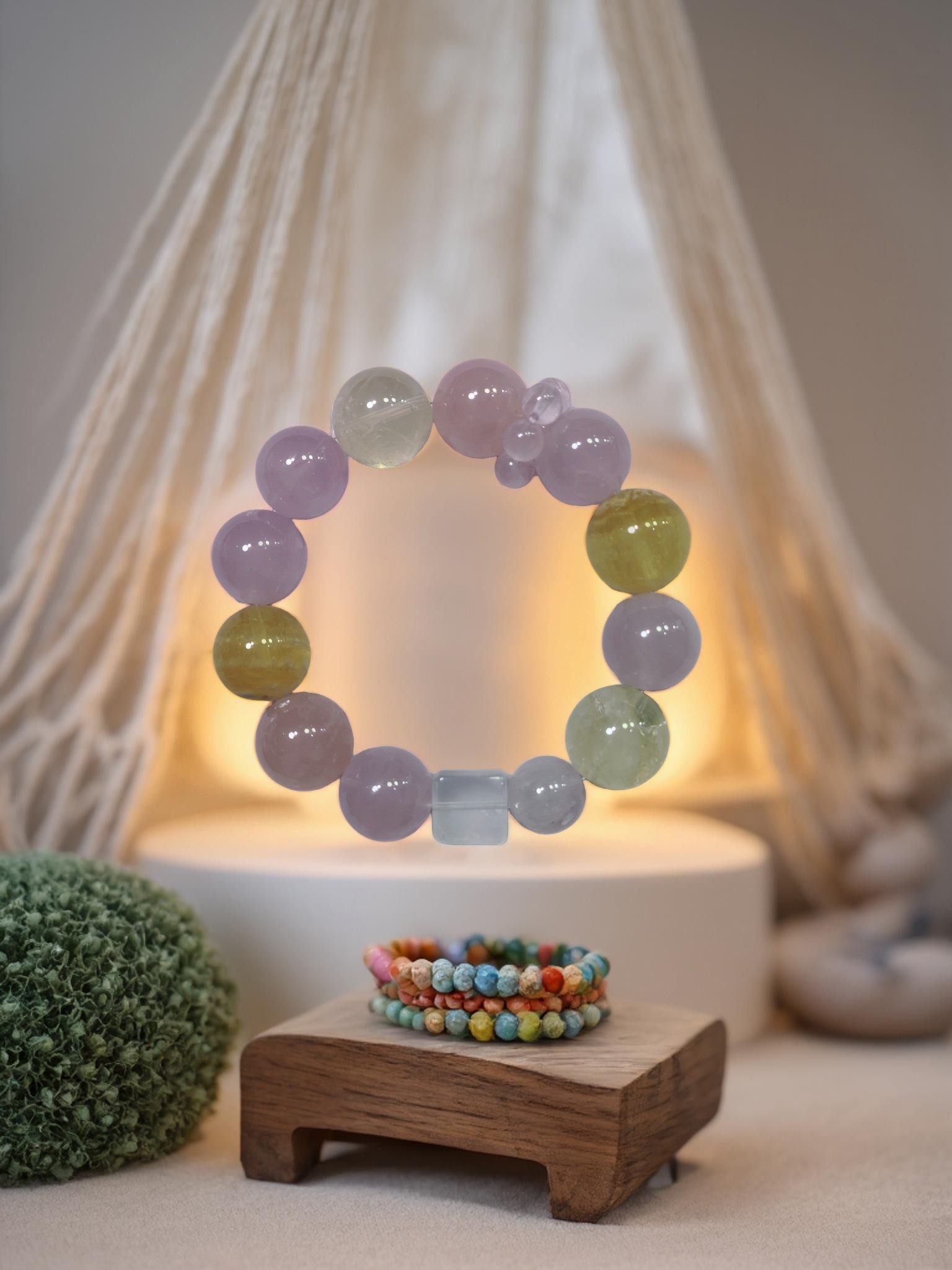 Натуральный кристалл five Elements crystal поддерживает частные браслеты на заказ, браслеты, ювелирные подарки Hanfu, женский super Seven Wenwan