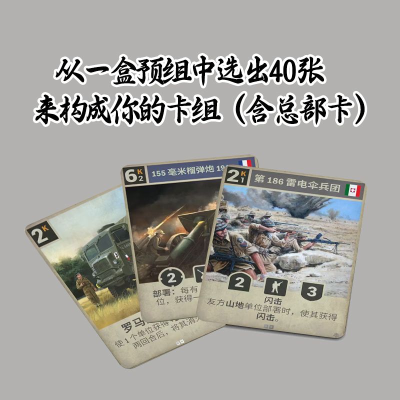 Карточная настольная игра времен Второй мировой войны kards World War II полный набор для начинающих подготовительных групп Настольная игра времен Второй мировой войны physical card pack collection battle