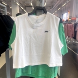 Nike Женский летний жилет для бега с вышитым логотипом Nike, дышащая хлопковая футболка без рукавов AR3204 HF9532