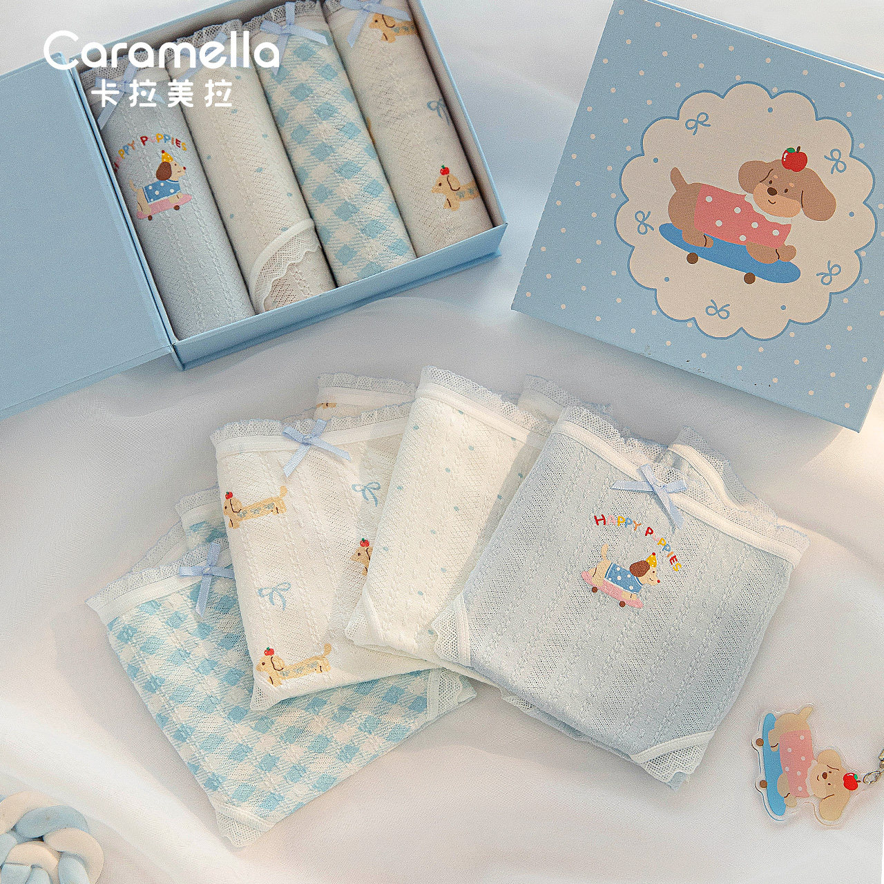 Carmela/ модальные трусики с милым рисунком для женщин, новинка 2026 года, летние тонкие шорты для девочек, трусы для девочек