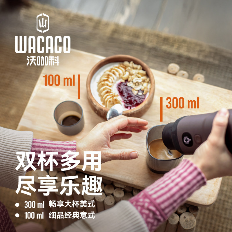Портативная кофемашина WACACO Pixapresso Электрическая эспрессо-капсульная машина для кемпинга на открытом воздухе