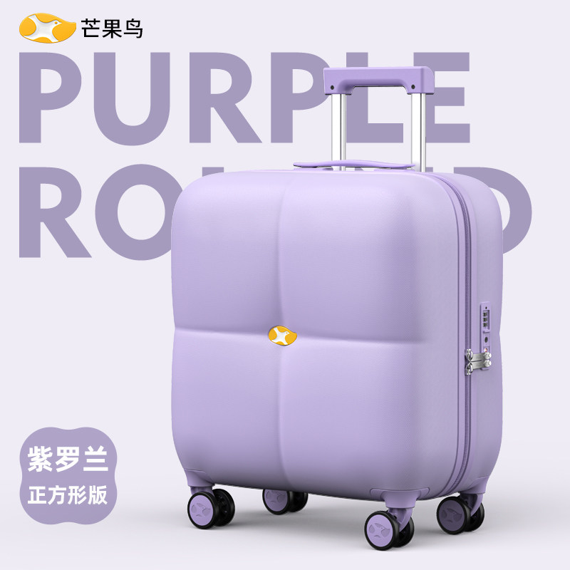Чемодан Mango bird с 20-дюймовым посадочным местом, маленький розовый чемодан с универсальным колесом, милый новый футляр для тележки с паролем