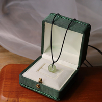 Hotan jade small safe buckle!The quality is super good!Oily and delicate blue and white jade pendant necklace men and women gift jade