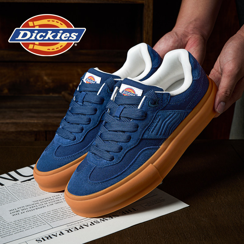 Мужские кроссовки Dickies, новинка 2026 года, мужская обувь, осенняя кожаная обувь на каблуке, мужская повседневная обувь, немецкая обувь для тренировок