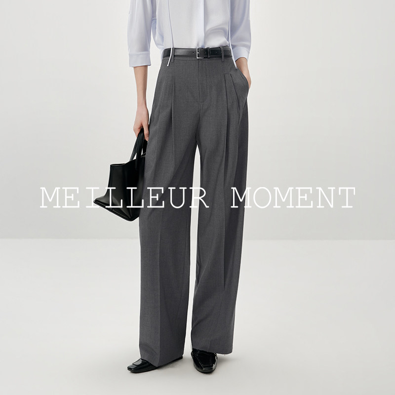Донг Цзе поддерживает взрывные брюки commuter god pants 3,0 мм Mai Meng из высококачественной ткани на заказ, прямые широкие брюки для костюмов, летние женские брюки