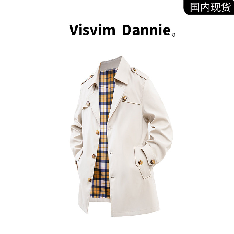 [Снятие со склада бренда] Весенне-осенняя ветровка средней длины Visvim Dannie, мужская модная брендовая куртка