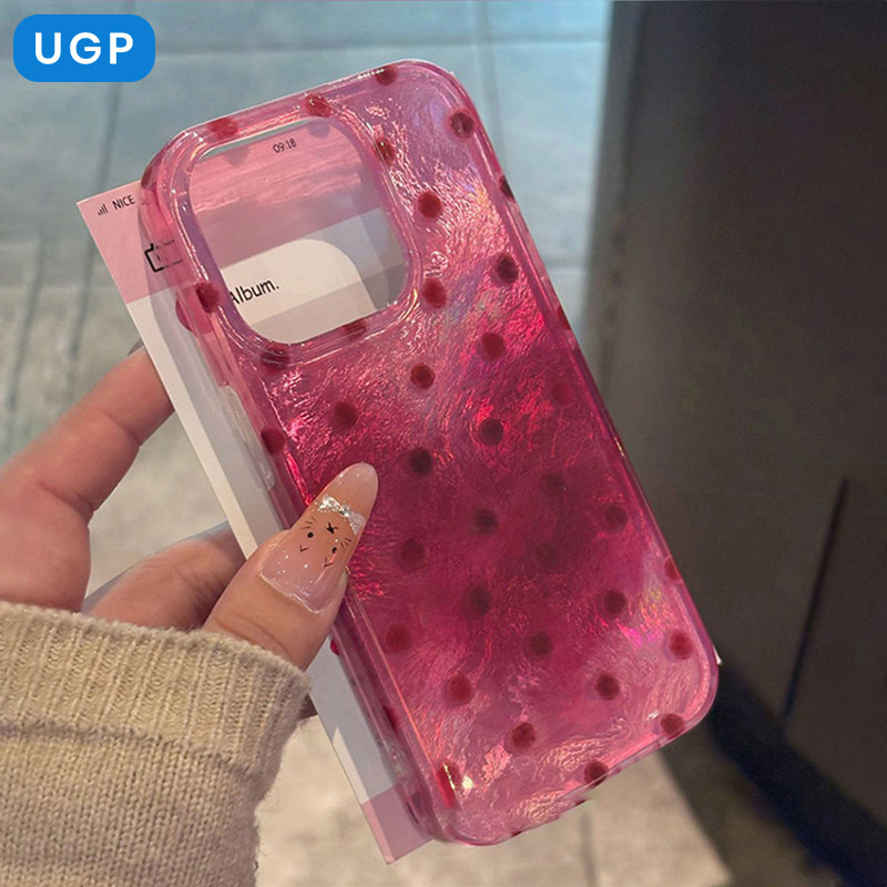 The new one applies to Apple 18 promax's cell phone shell, 17 pink and pretty iPhone 16 high-profile 15pro-special case, 14 red wave point max, full-blown fall protection girl.