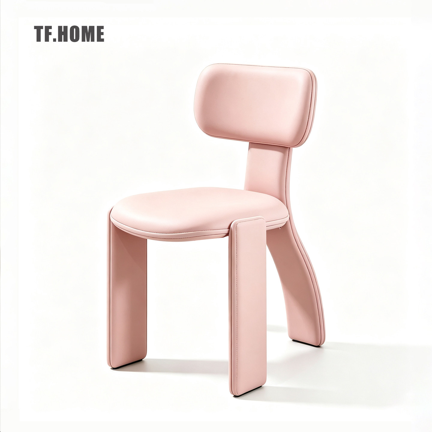 Обеденный стул TFHOME macaron pink в стиле Мемфиса особой формы sense...