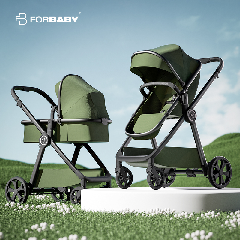 Прогулочная коляска FORBABY коляска может сидеть и лежать для детей от 0 до 3 лет, для новорожденных, для маленьких месячных, для прогулок.