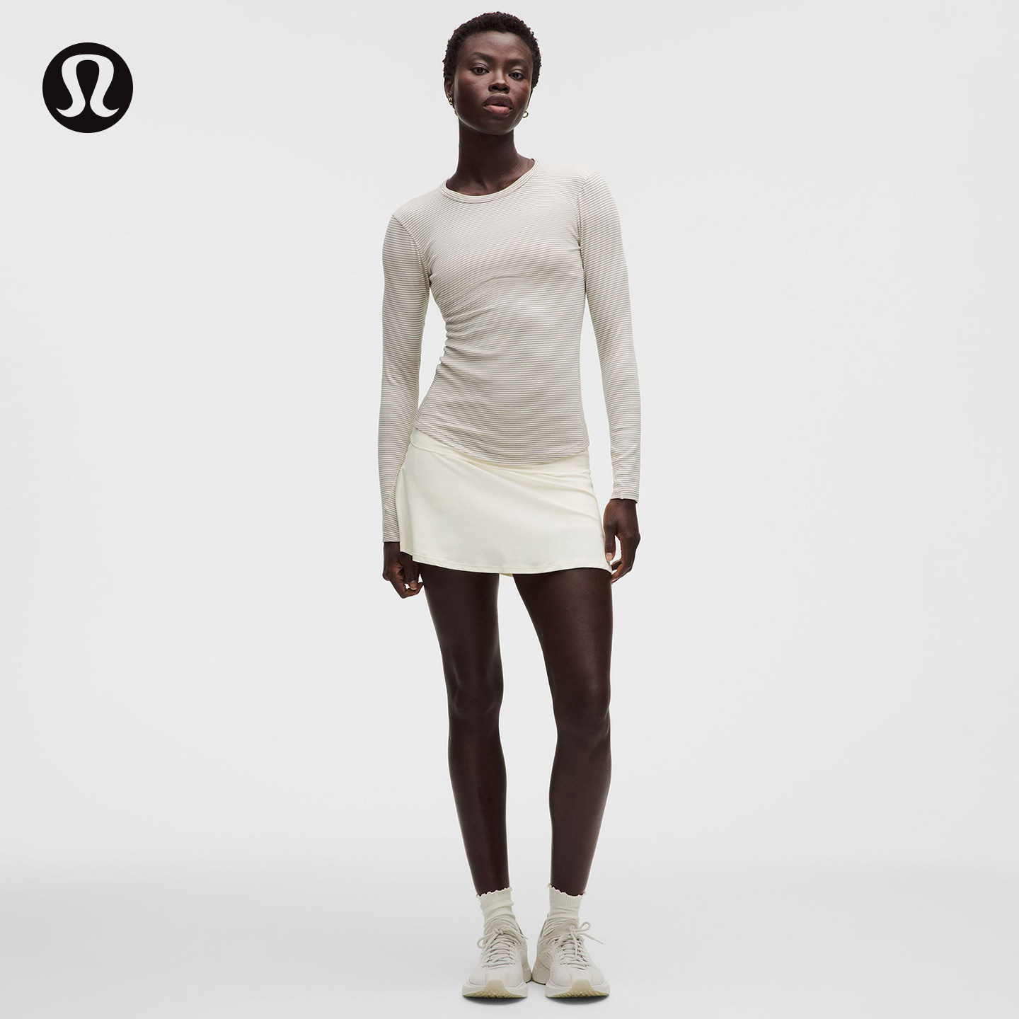 Женская короткая юбка со складками на талии丨LULULEMON丨LW8AV5S