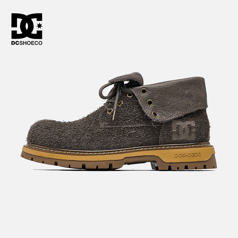 DCSHOES KRYSSA25, новые кожаные ботинки Martin, мужские осенне-зимние ботинки с первым слоем кожи из воловьей кожи
