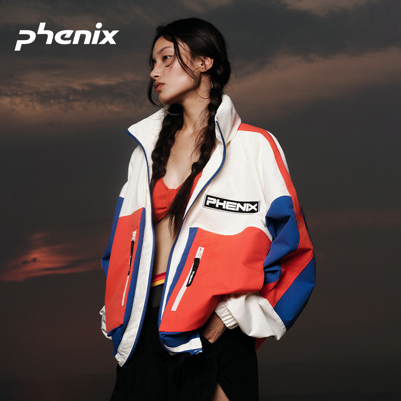 Phenix outdoor jacket, men's and women's color-blocked casual sportswear, hiking and cycling apparel, windproof trekking jacket.