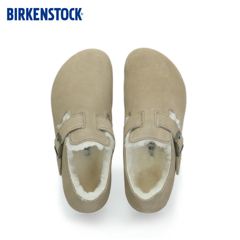 БИРКЕНШТОК Birkenstock Германия импортировала новые мужские и женские замшевые туфли из лондонской овчины и плюша