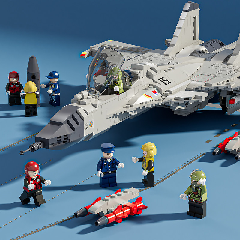 Китайские авиационные строительные блоки J-15 puzzle assembly Toys 8 пазлов для мальчиков от 6 до 12 лет, 10 подарков на день рождения