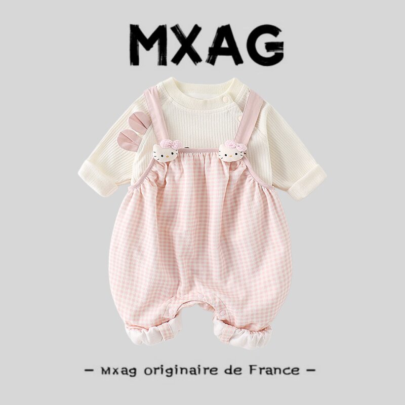 MXAG/ детские комбинезоны, женский осенний костюм для малышей, супер милая новая одежда для маленьких принцесс