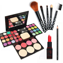 A complete set of cosmetics and makeup sets for beginners, non-toxic kindergarten children