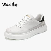 WalkerShop奥卡索小白鞋夏季男款高级感板鞋韩版潮真皮透气休闲鞋