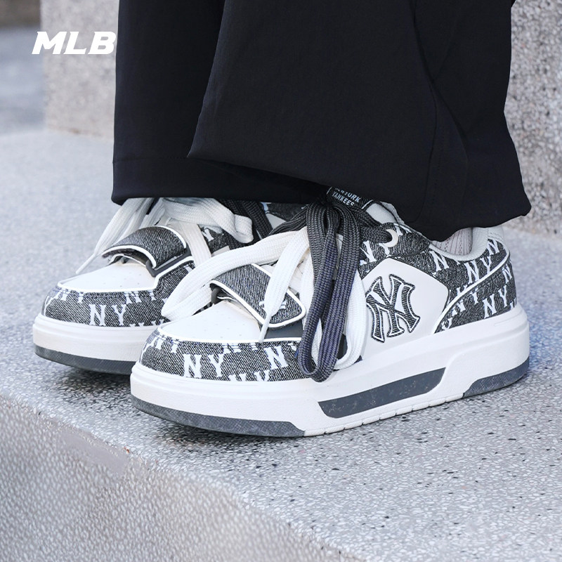 Официальный представитель MLB Чжан Линхэ (Zhang Linghe); мужская и женская обувь в одинаковом стиле на толстой подошве с принтом для пожилых людей, страдающих пресбиопией; сезон осень-зима 25; новый стиль; SXP02