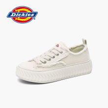 Dickies Women's Shoes 2024 Spring/Summer New Canvas Shoes Increase Breathability Little White Shoes Cookie Shoes Casual Trendy Board Shoes