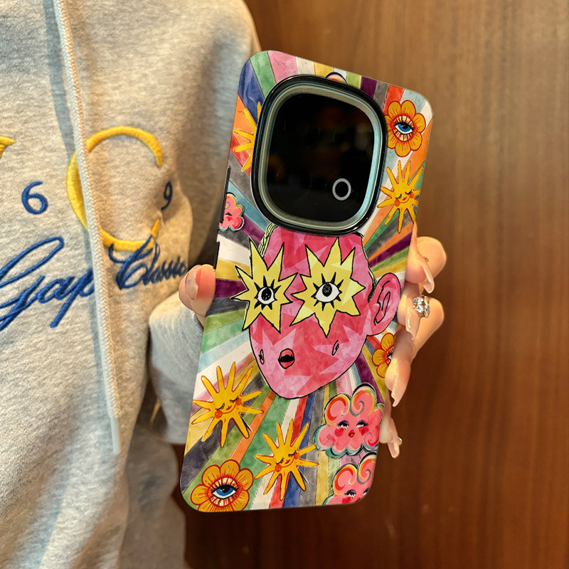 Retro cyberpunk style iQOO 15 Ultra phone case, 13 matte finish, 12 pro trendy brand iQOO Neo 11 drop-proof iQOO Z11 Turbo good-looking, 10 new styles, 9 niche brands, 8 high-end 7 SE case
