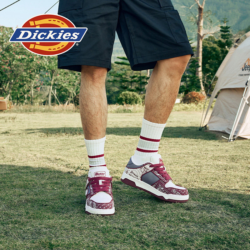 Мужские кроссовки Dickies; коллекция 2026 года; летняя новая универсальная модная обувь; дышащая универсальная мужская обувь; мужская повседневная обувь