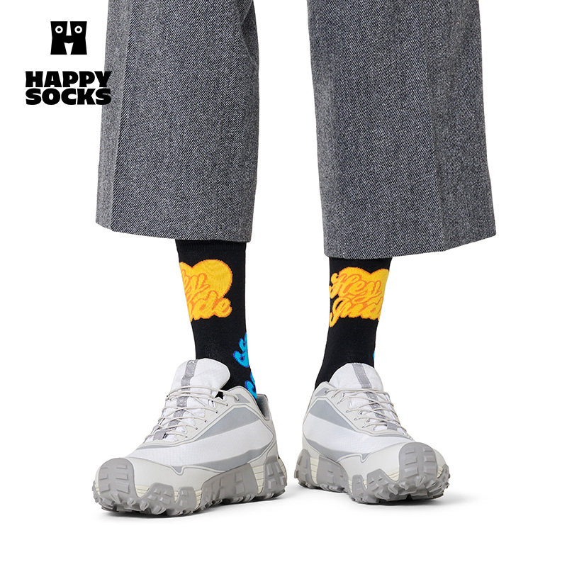 [Весенние и осенние модели] Happy Socks X Подарочные коробки носков Beatle Union Дизайнерские креативные носки-тюбики в тренде