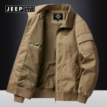 JEEP high-end brand jacket, men's spring and autumn work clothes, men's jacket, all cotton American retro spring top