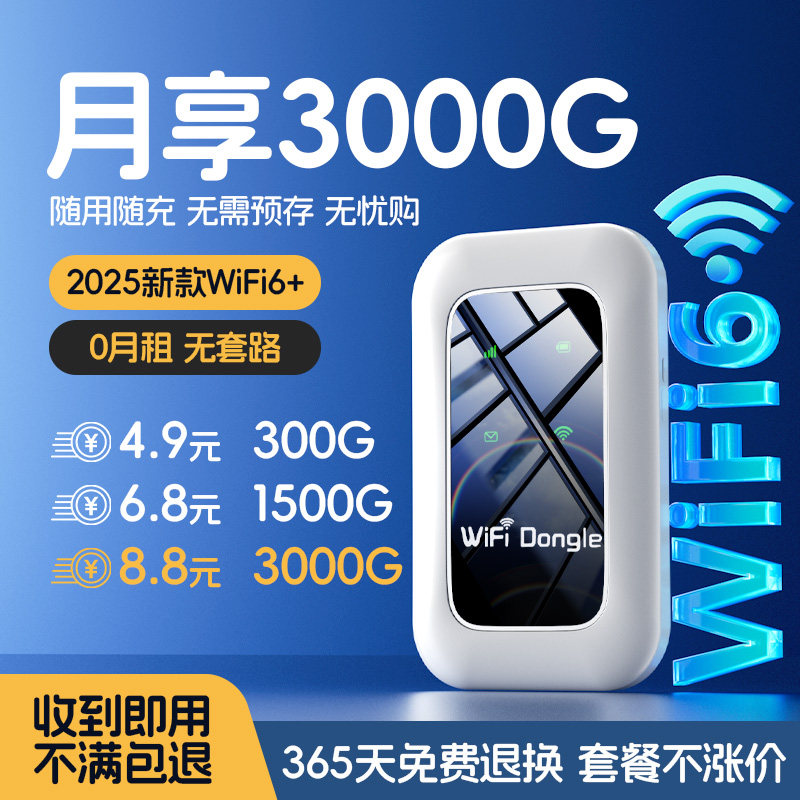 Портативный беспроводной Wi-Fi 2025 новый мобильный wi-fi полная сеть Netcom 4G национальная универсальная портативная широкополосная связь неограниченный интернет с чистыми данными точка доступа для грузовиков домашний маршрутизатор wi-fl6