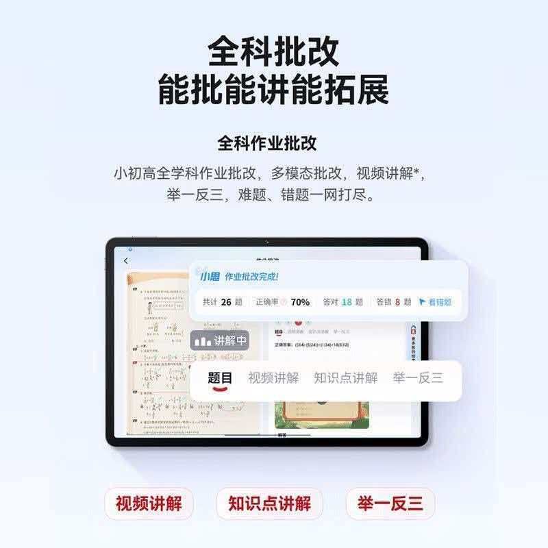 Планшетный компьютер Huawei Qingyun C5e Xueersi learning machine для онлайн-обучения студентов домашний двухрежимный экран для защиты глаз