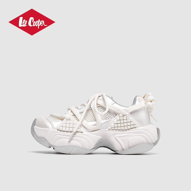 Женская обувь Lee Cooper для папы на толстой подошве; коллекция 2026 года; сезон весна; новый стиль; повседневная спортивная обувь на ремешках; модная обувь