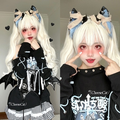 taobao agent 【芝士猫】万圣节夜小僵尸绷带仿真兽耳cosplay小物道具头饰发箍