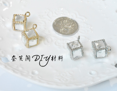 taobao agent 巴洛克方形水钻珠diy材料材料满49包邮