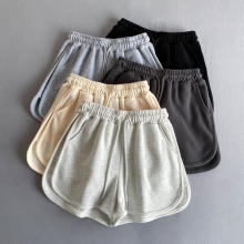 2024 New Popular Summer Grey Casual Sports Shorts for Women's Summer Loose and Comfortable Home Sleepwear