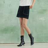 sani, летняя новая универсальная юбка для похудения с эластичной резинкой на талии, повседневная юбка трапециевидной формы, модная современная короткая юбка для женщин