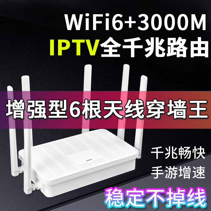 Гигабитный беспроводной маршрутизатор WiFi6 iptv-приставка 