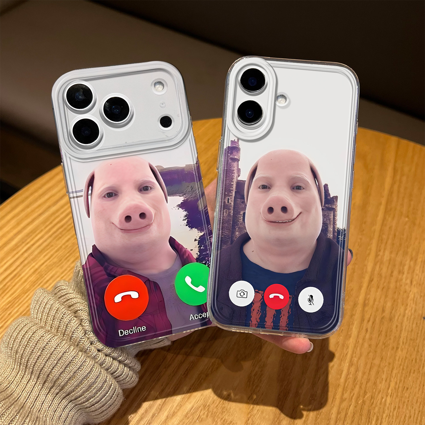 John Poker phone case for Apple 17, iPhone 13, 16 Pro Max, Pig God, 15 Pro, Pig Head, 14 Prank, 12 Ugly, 11/XS, Samsung S26U, Meizu 21/iQOOZ9T