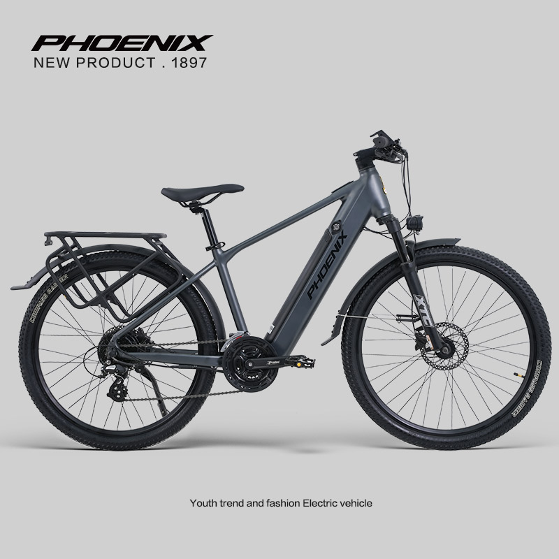 Электрический мопед Phoenix/Phoenix Torque 700c из алюминиевого сплава с крутящим моментом может перевозить литиевую батарею, масляный диск, электрический велосипед
