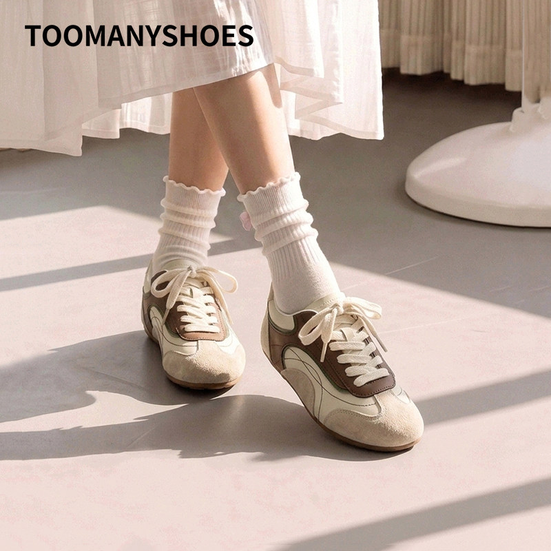 Toomanyshoes/ немецкая спортивная обувь с внутренней отделкой; новинка 2026 года; женская осенняя обувь Forrest; спортивная обувь в стиле ретро на толстой подошве