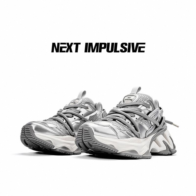 Модные повседневные туфли NEXT IMPULSE на толстой подошве увеличенного размера от Zhou Shen в том же стиле, что и NEXT IMPULSE.