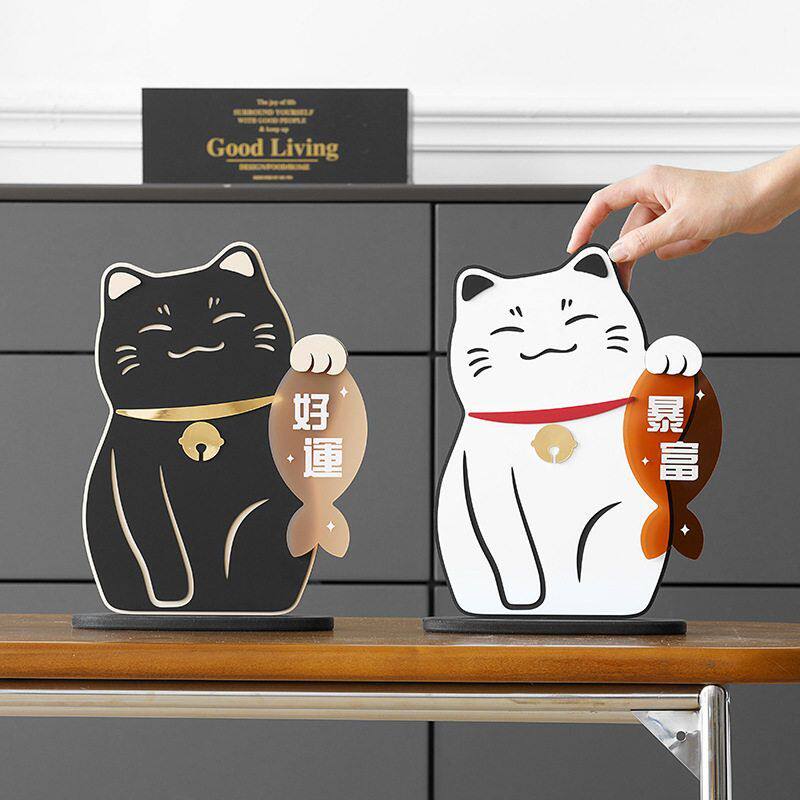WOZOOM house квазикреативное украшение lucky cat аксессуары для дома открывающие подарки украшения домашнего ТВ-шкафа