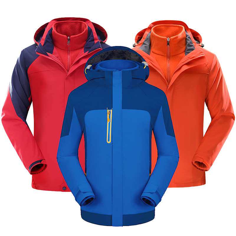 Outdoor assault clothing three-in-one detachable men's windp