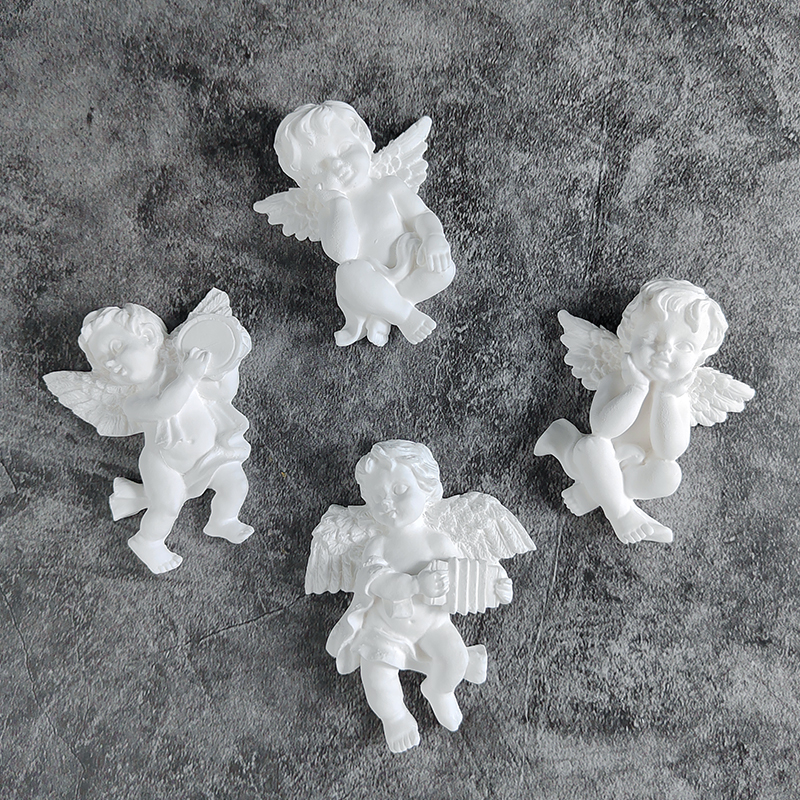 Силиконовая форма для помадки серии Little Angel в европейском стиле барокко, украшение торта, Абразив для выпечки шоколада с Амуром