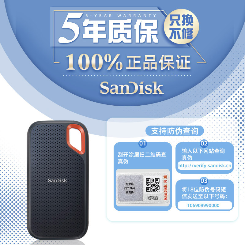 Мобильный твердотельный накопитель Sandisk 2t e61 жесткий диск для компьютера и мобильного телефона 1t трехслойный твердотельный накопитель ssd мобильный жесткий диск e81 высокоскоростной e30