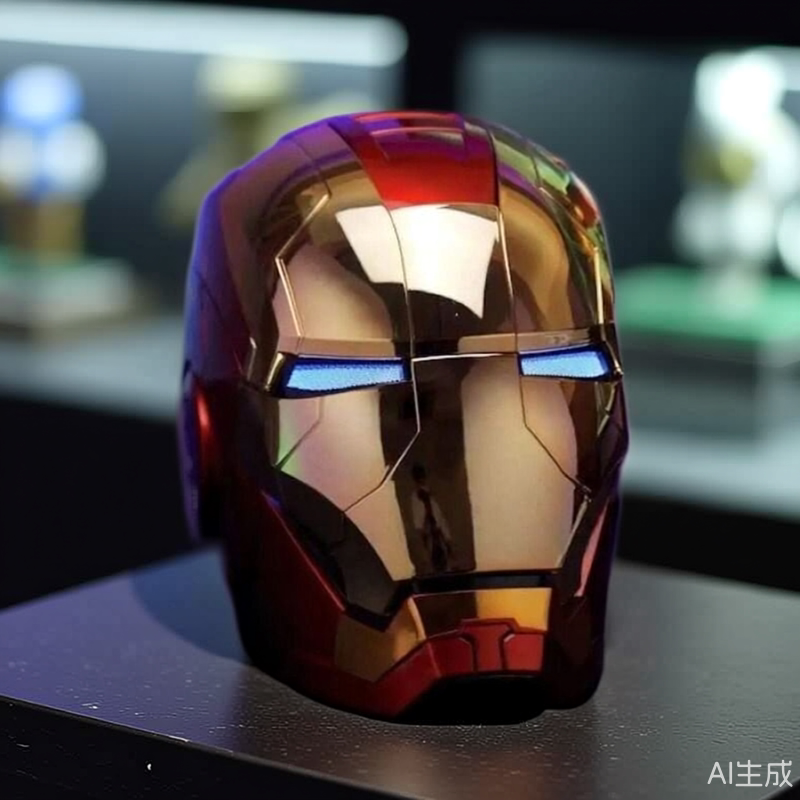 Немецкий электрический шлем детская маска Jarvis Iron Man MK5cos, автоматически открывающийся и закрывающийся головной убор, мужской прохладный светящийся