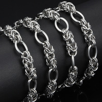 New stainless steel egg buckle chain chain DIY necklace bracelet Cuba chain accessories fashion strict optional chain