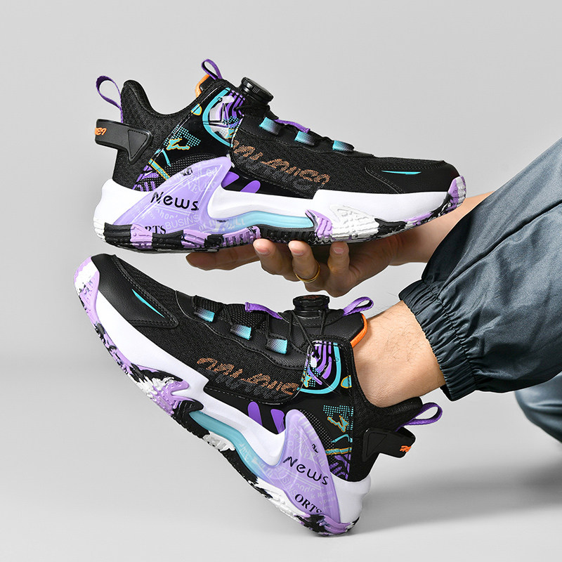The little devil and the angel leisure shoes have a new high-breathing, high-breathing, basketball culture sneakers.