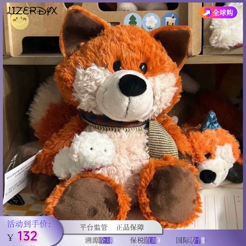 Японская плюшевая игрушка, кукла для друга, лиса, енот, подарок на день рождения