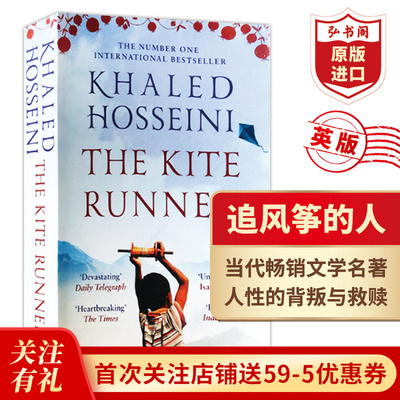 Оригинальная версия воздушного змея, преследующего оригинал Kite The Kite Runner Husseri British версии современных оригинальных романов с лучшим шедевром